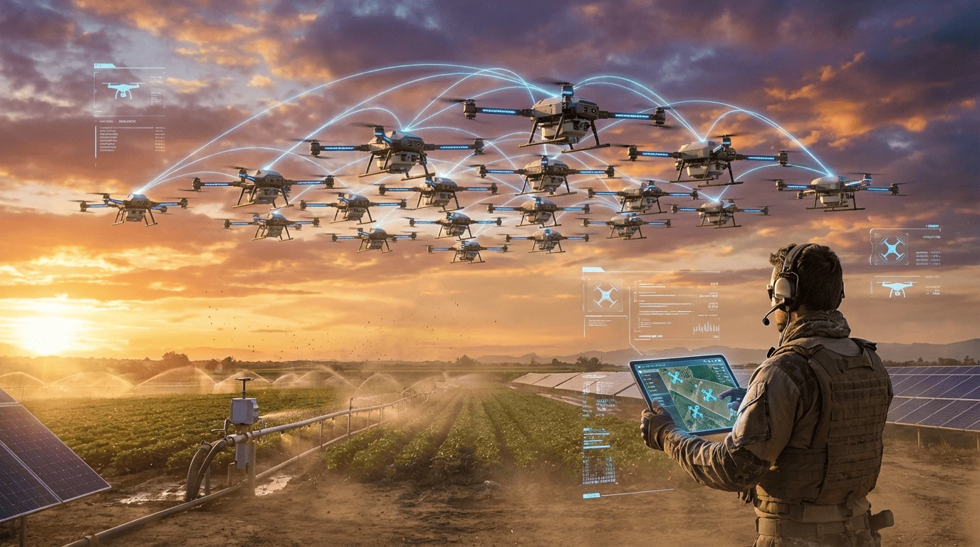 Swarm-режим: как управлять группой дронов и зачем это нужно